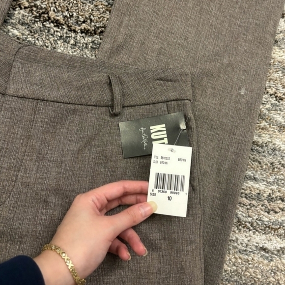 Kut from the Kloth Brown Boot Cut Pants - Picture 4 of 5